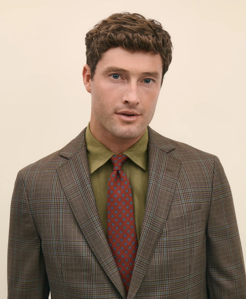 Classic Fit Wool Plaid Sport Coat