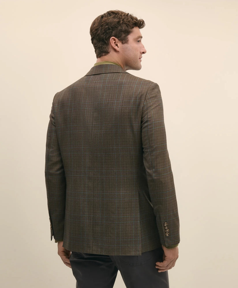 Classic Fit Wool Plaid Sport Coat
