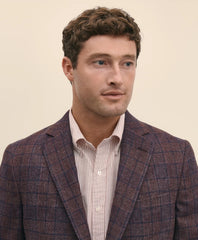 Classic Fit Wool Flannel Plaid Sport Coat