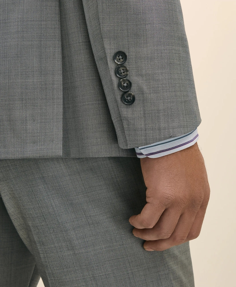 Classic Fit Wool Sharkskin 1818 Suit