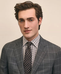 Classic Fit Wool Windowpane 1818 Suit