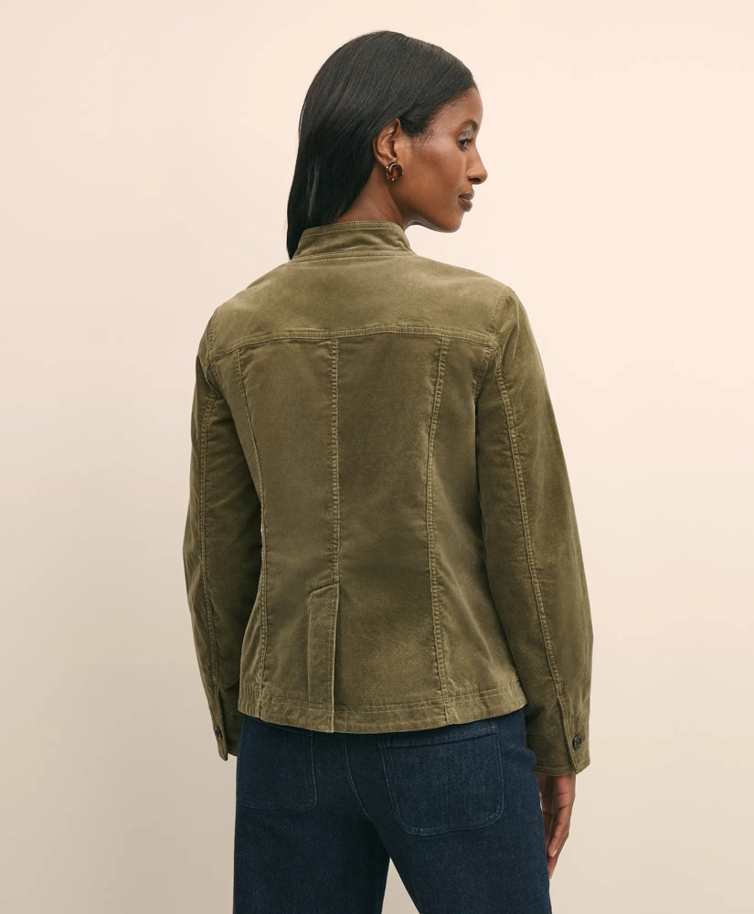 Cotton Blend Corduroy Jacket