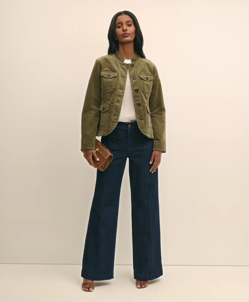 Cotton Blend Corduroy Jacket