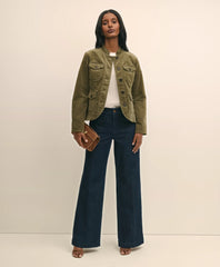 Cotton Blend Corduroy Jacket