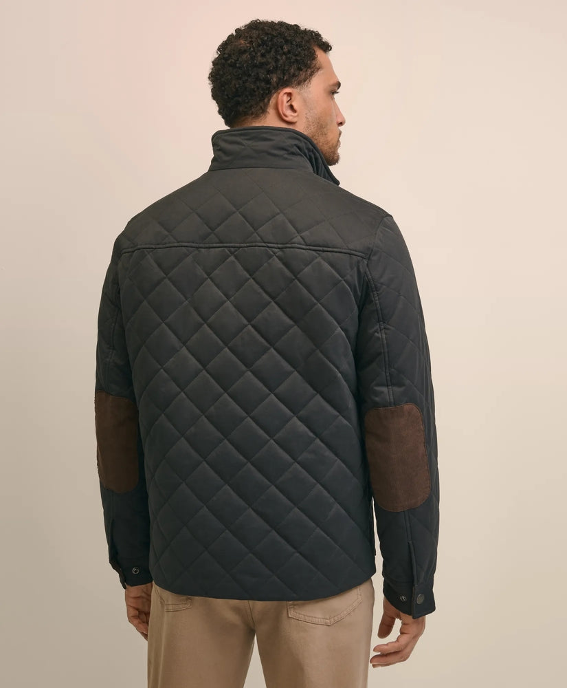 Big & Tall Cotton Blend Quilted Shirt Jacket