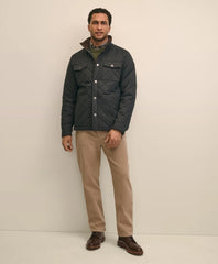 Big & Tall Cotton Blend Quilted Shirt Jacket