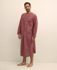Cotton Broadcloth Royal Stewart Tartan Nightshirt