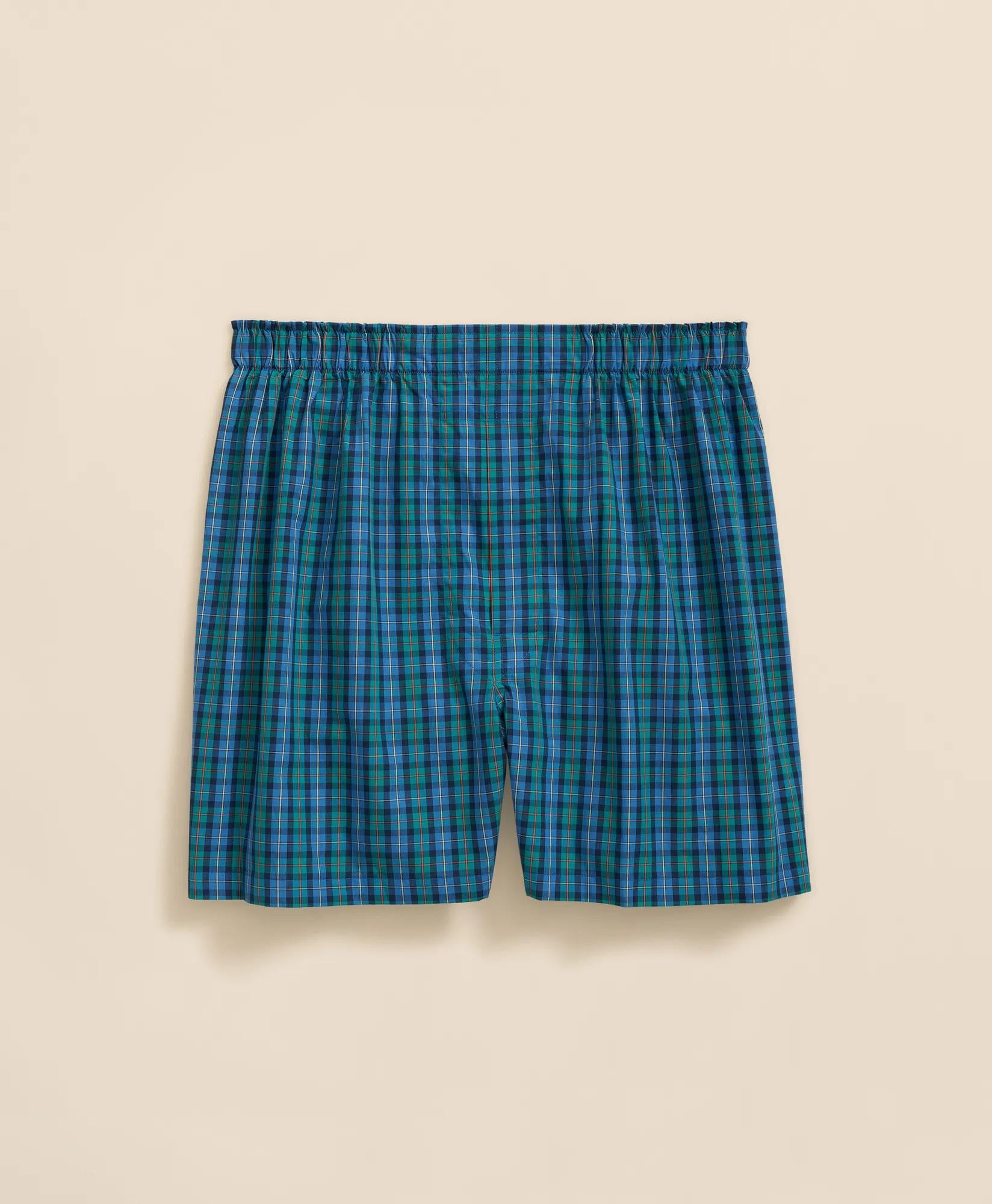 Cotton Broadcloth Tartan Boxers
