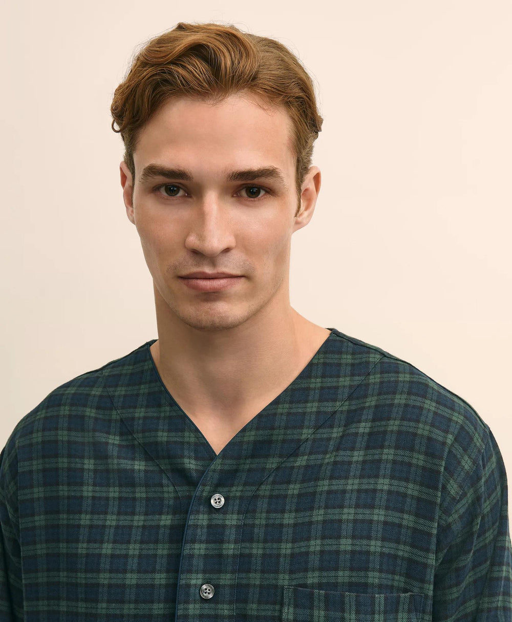 Cotton Flannel Tartan Nightshirt