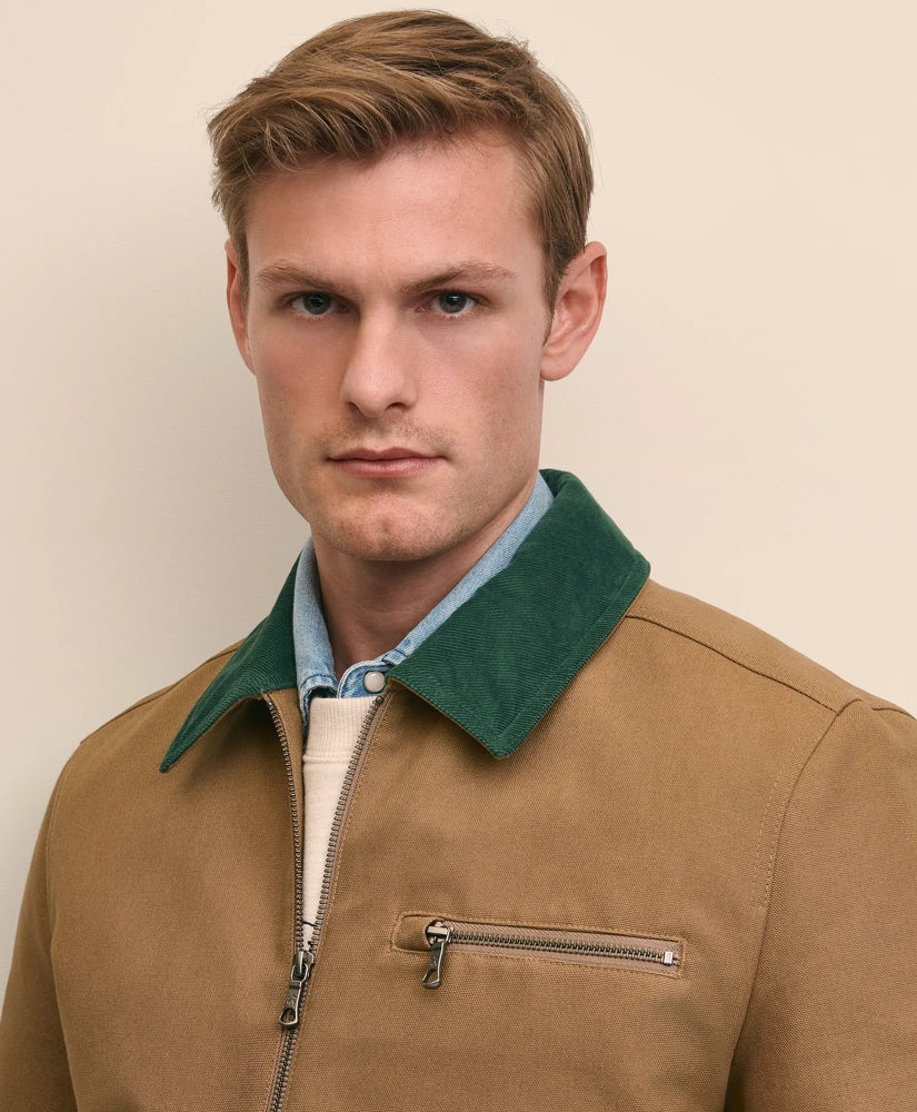 Cotton Canvas Water-Resistant Barn Jacket