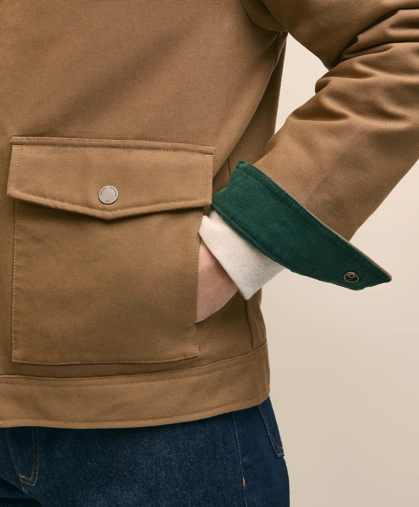 Cotton Canvas Water-Resistant Barn Jacket