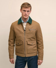 Cotton Canvas Water-Resistant Barn Jacket