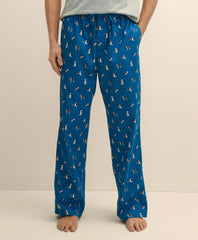 Cotton Broadcloth Holiday Dog Lounge Pants