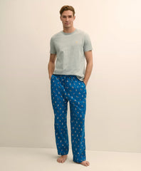 Cotton Broadcloth Holiday Dog Lounge Pants