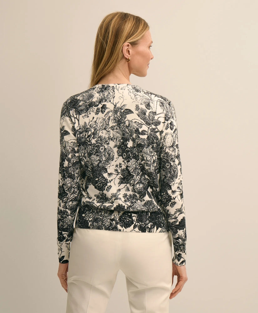 Cotton Floral Cardigan