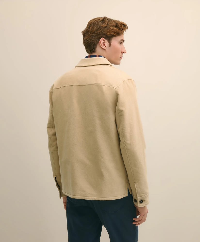 Cotton Moleskin Shirt Jacket