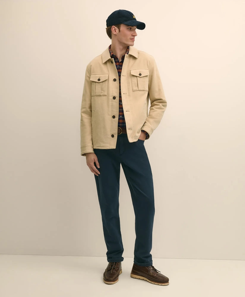 Cotton Moleskin Shirt Jacket