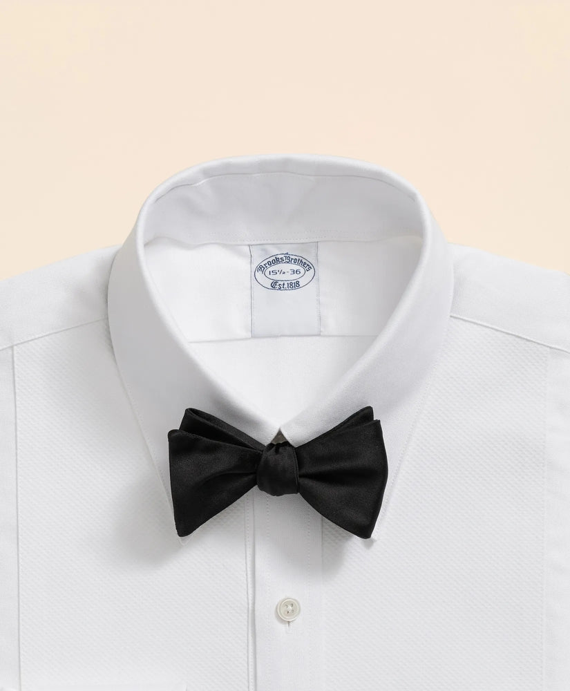 Cotton Oxford Button-Down Collar, Pique Bib Tuxedo Shirt