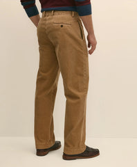 Cotton Relaxed Garment Dyed Corduroy Chino Pants