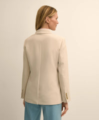 Crepe Relaxed Fit Jacket