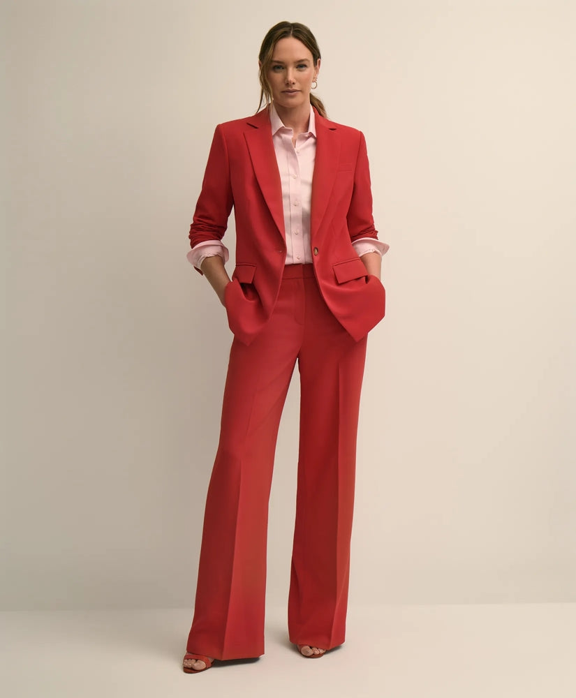 Crepe Relaxed-Fit Jacket