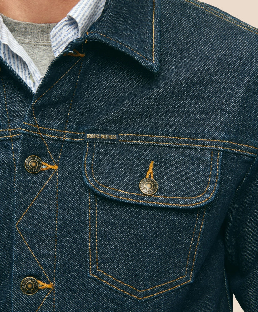 Dark Rinse Denim Trucker Jacket