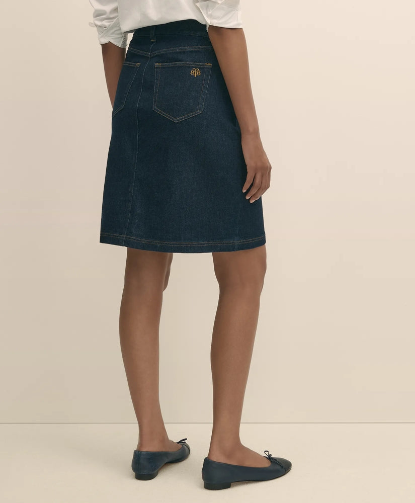 Denim Straight Skirt