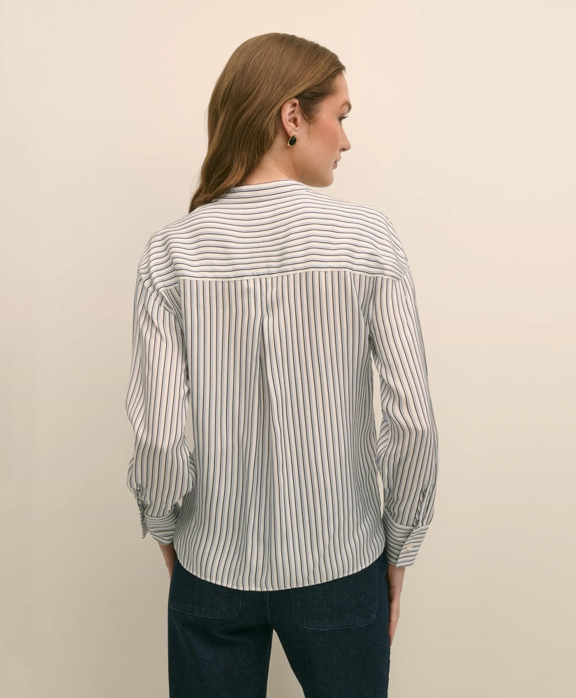 Drapey Thin Stripe Shirt