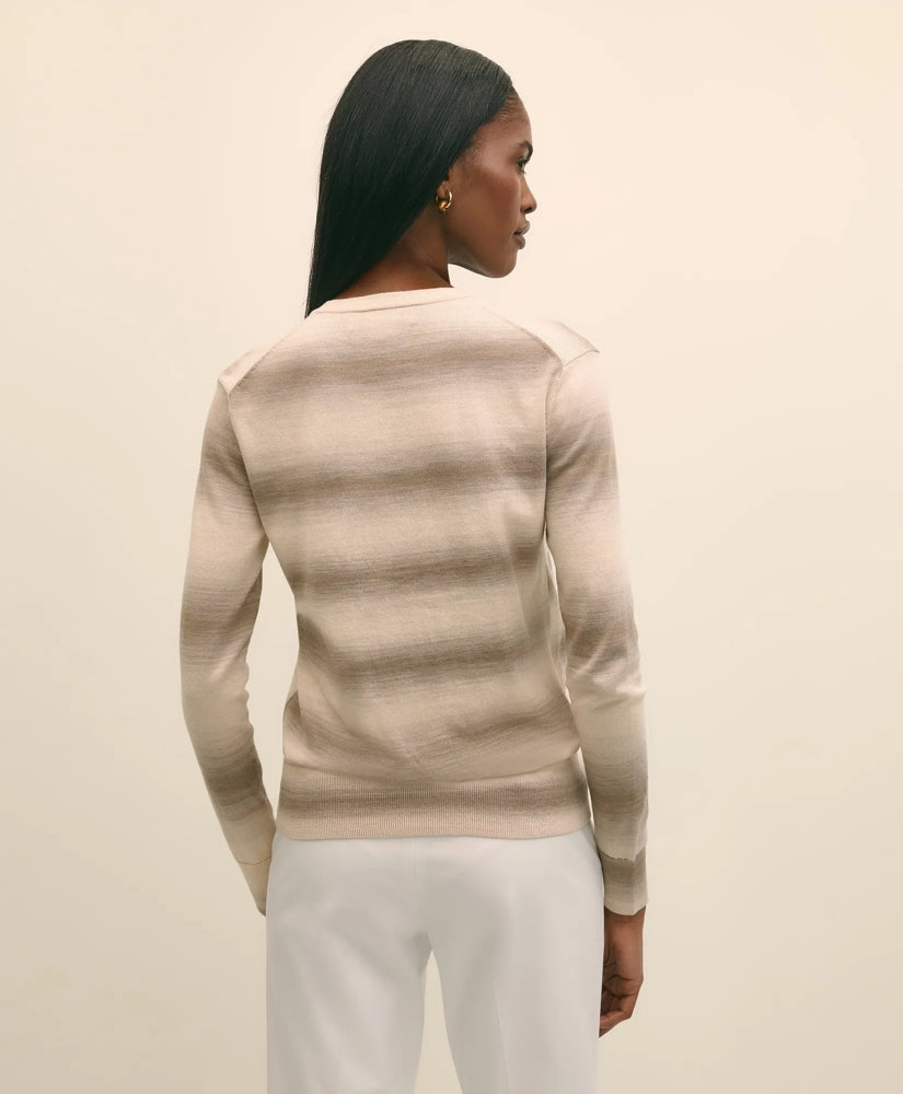 Egyptian Cotton Space-Dyed Cardigan