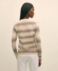Egyptian Cotton Space-Dyed Cardigan
