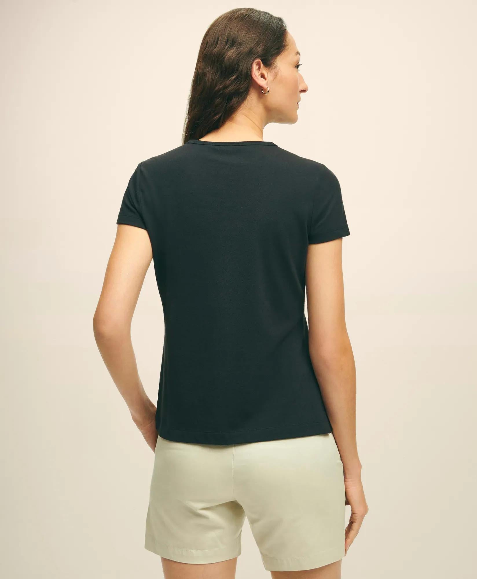 Elevated Cotton Modal Pique T-Shirt