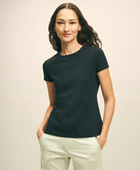 Elevated Cotton Modal Pique T-Shirt