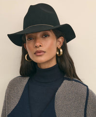 Eugenia Kim Brushed Wool Sandy Chain Hat