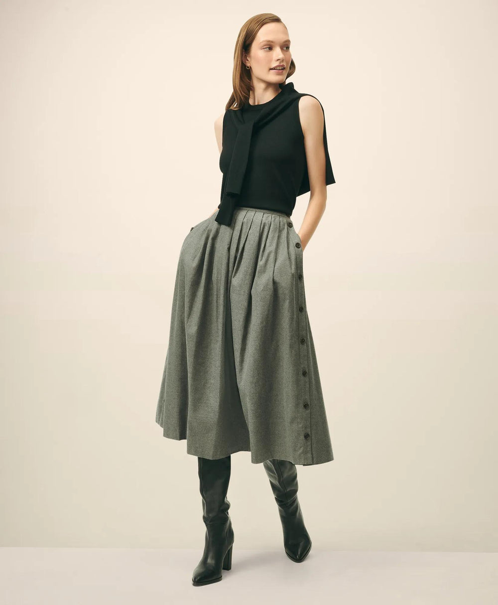 Extra-Fine Twinset Shell in Merino Wool