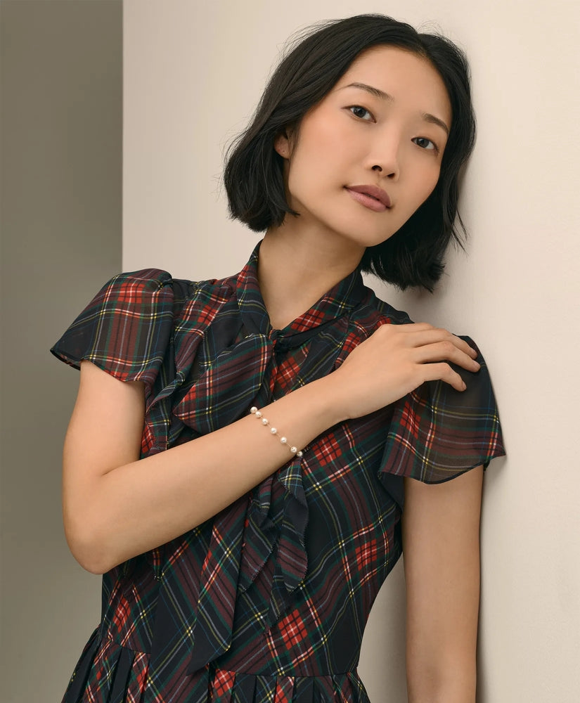 Faux-Pearl Chain Bracelet