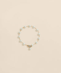 Faux-Pearl Chain Bracelet