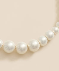 Faux-Pearl Gold-Plated Necklace