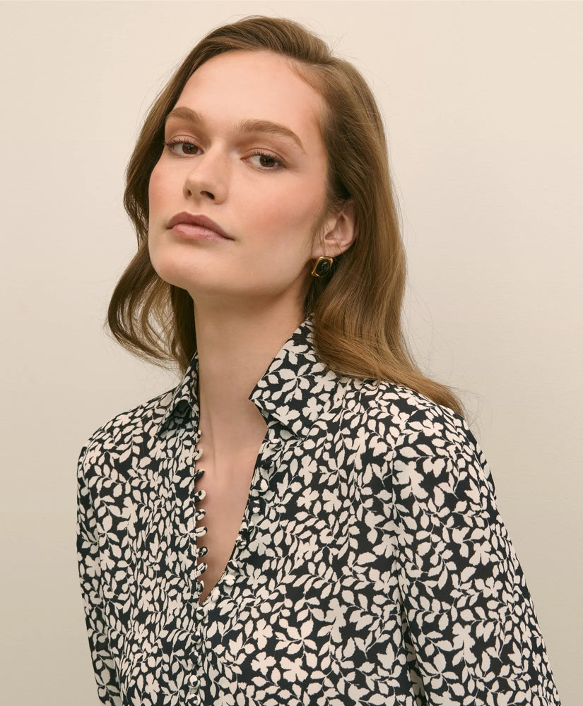 Floral Crepe Blouse