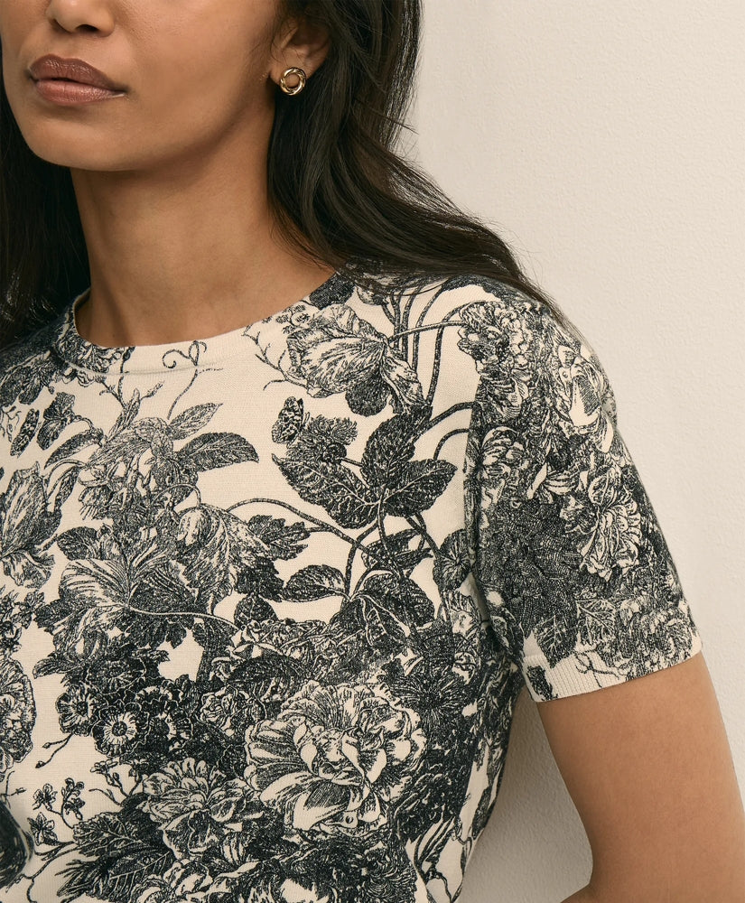 Floral Print Cotton Shell
