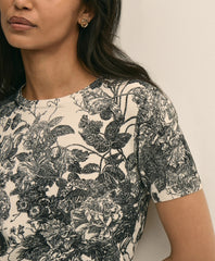Floral Print Cotton Shell
