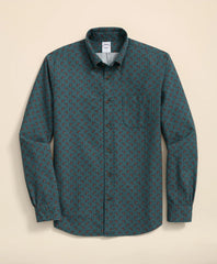 Friday Shirt, Oxford Mallard Print