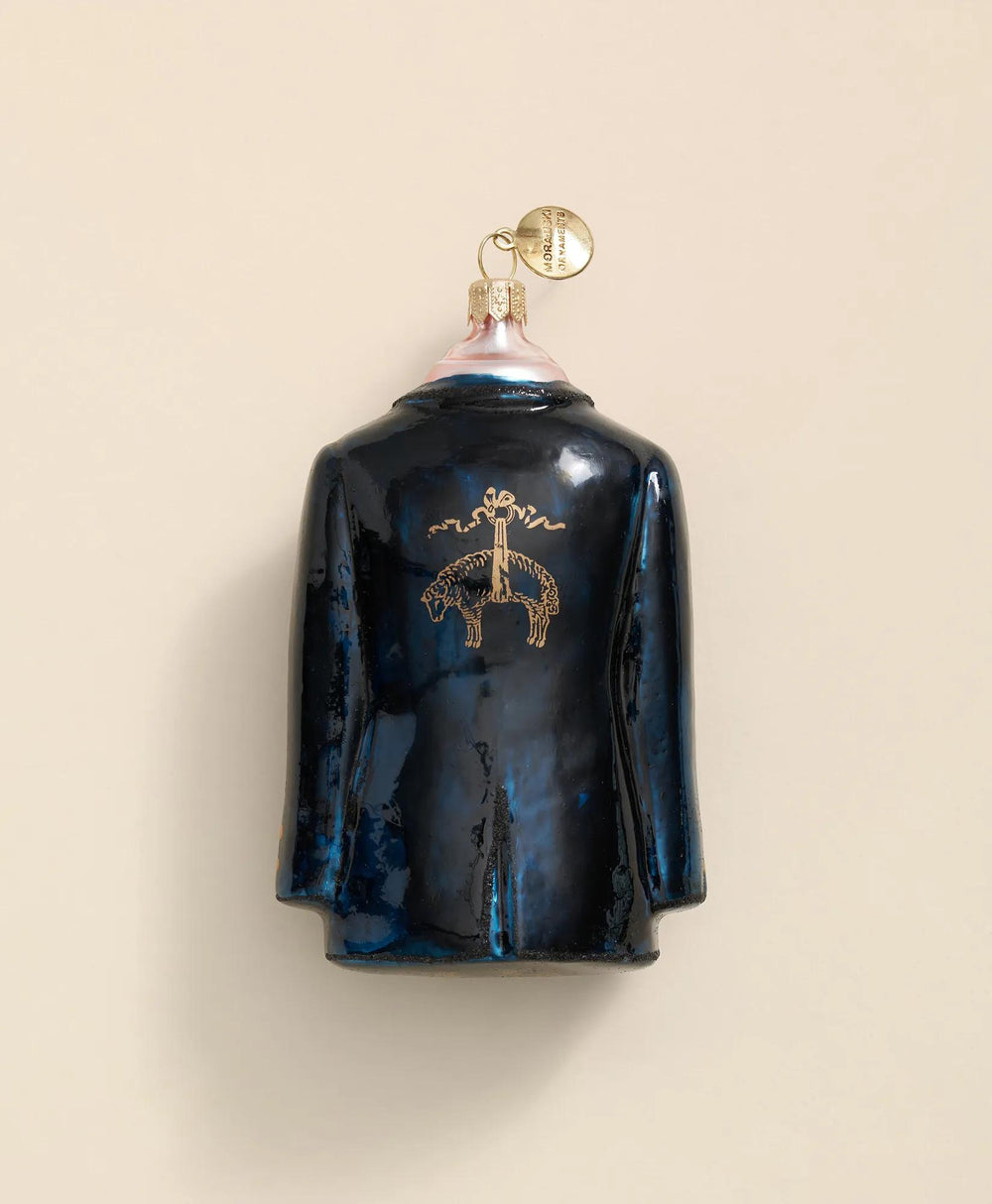 Glass BB Suit Ornament