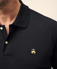 Golden Fleece® Big & Tall Stretch Supima® Long-Sleeve Polo Shirt