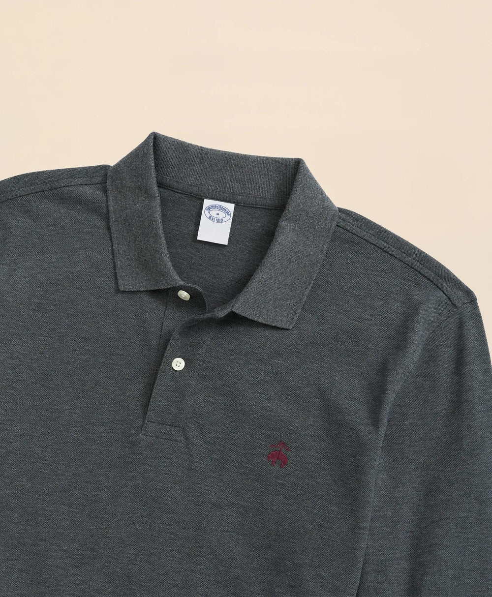 Golden Fleece® Stretch Supima® Long-Sleeve Polo Shirt