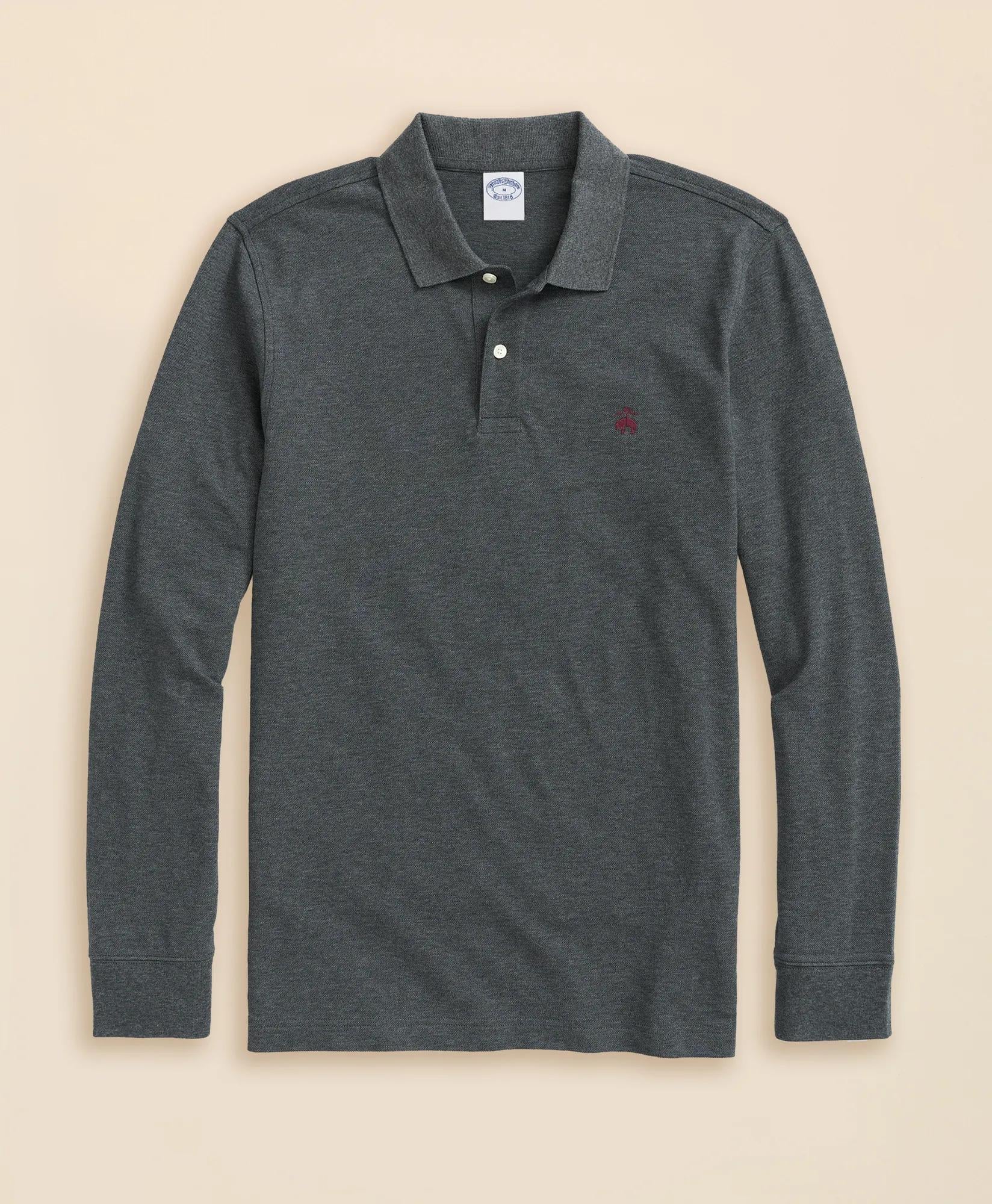 Golden Fleece® Stretch Supima® Long-Sleeve Polo Shirt
