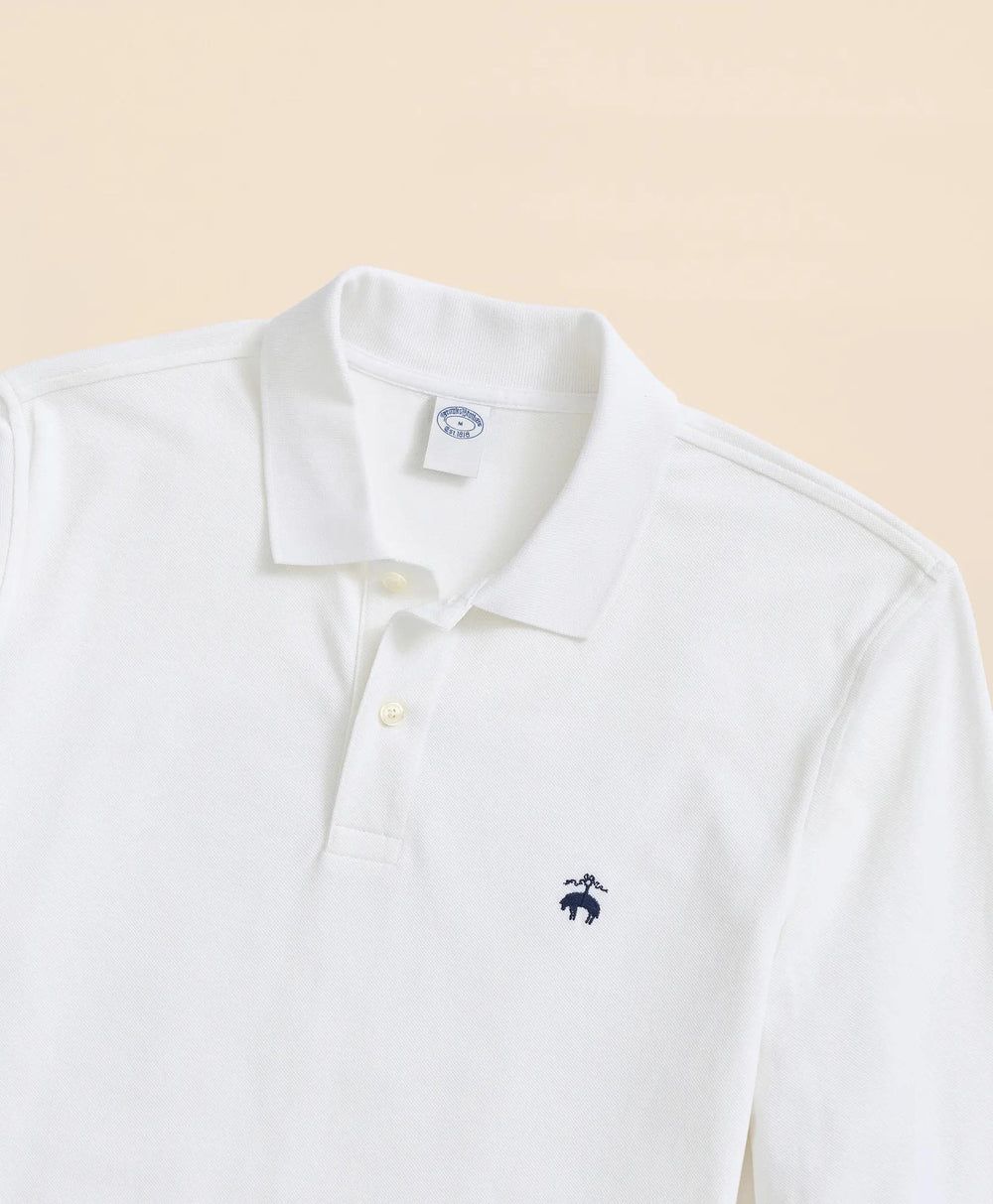 Golden Fleece® Stretch Supima® Long-Sleeve Polo Shirt