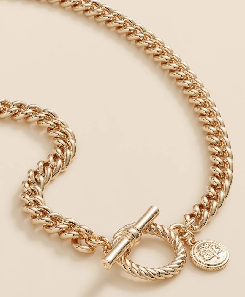 Gold-Plated Chain Necklace