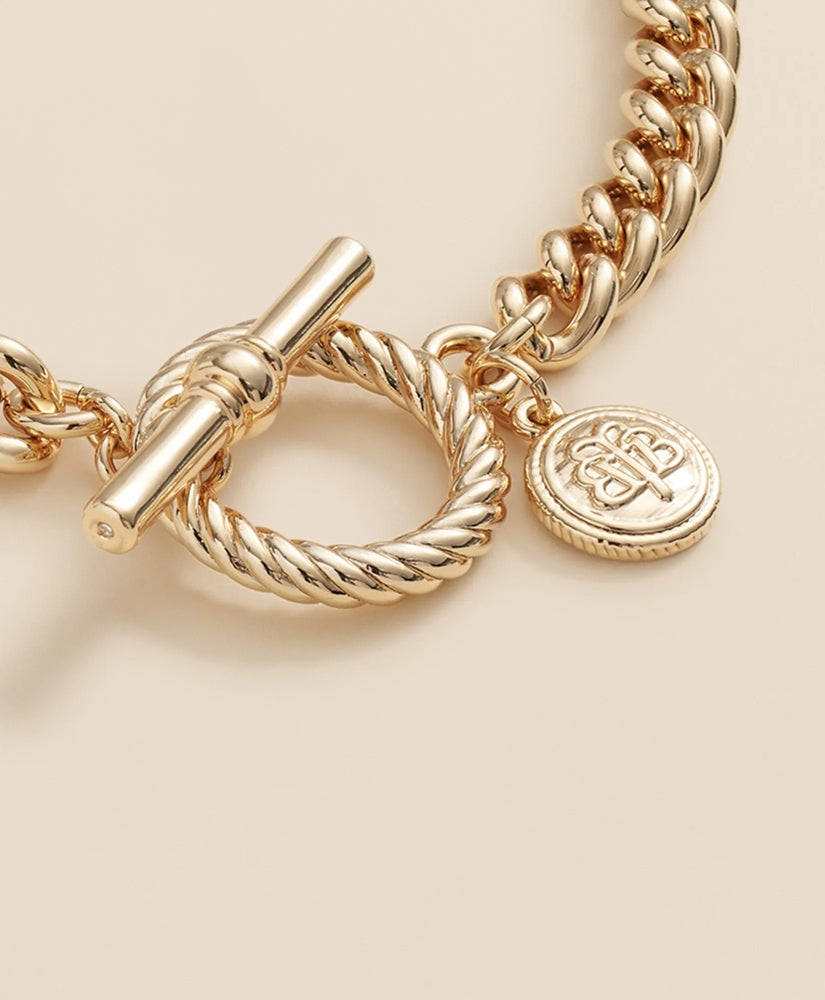 Gold-Plated Chain Necklace