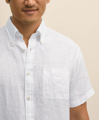 Irish Linen Short-Sleeve Sport Shirt