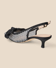 Jack Rogers Debra Jeweled Kitten Heel Slingbacks